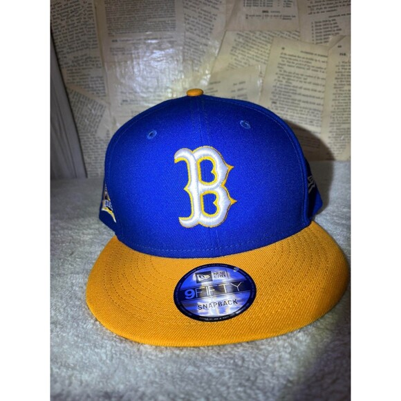 Boston Red Sox 2004 World Series Champions New Era 9FIFTY Snapback Blue/Yellow - Picture 4 of 4